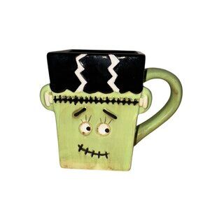 Frankenstein Square Ceramic Mug By Kim Sharp